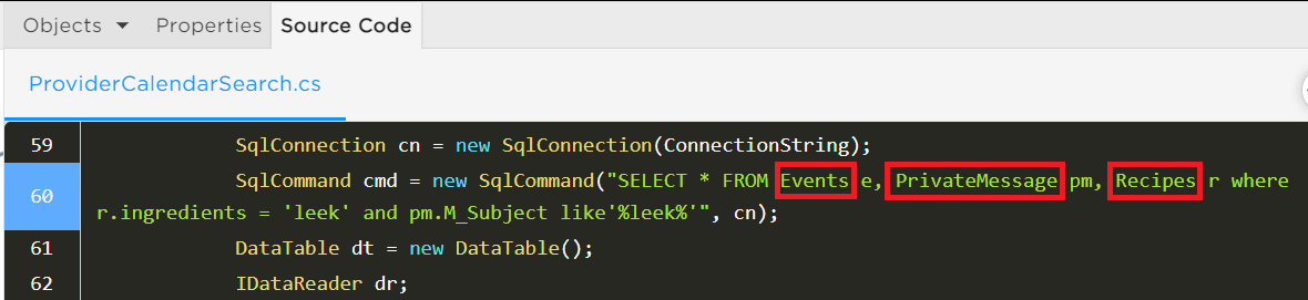 Screenshot Recipe Bypassing DAO code viewer